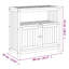 Jensenn Rectangular Outdoor Buffet & Console Table , cm W 35cm cm D-883737965