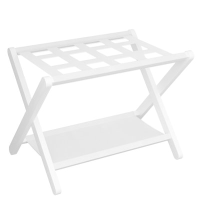 Porte-bagages pliable avec tablette de rangement