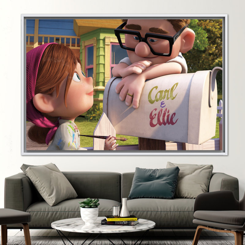 Print on Canvas, White, Framed Print without Mat, 80 cm H x 110 cm W