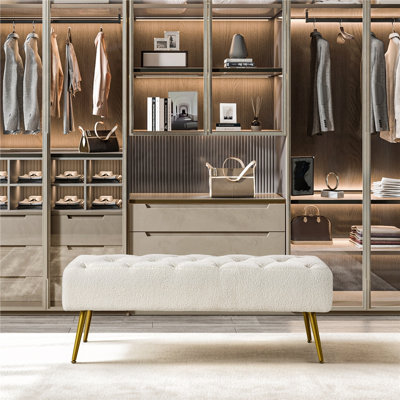 Banc de chambre rembourré Italee