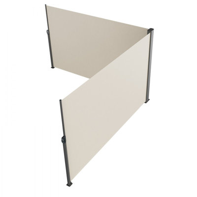 Manual Retraction Side Awning in Beige
