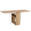 Ensemble de table de salle à manger extensible de 63 pouces Modern Modern