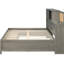 Lit de jour gris avec structure en bois, tiroirs de rangement, tableau souple supérieur et dispositif - Alimentation de charge pour les appareils en bois, avec 3 tablettes, électronique pratique-1304905489-1304905500
