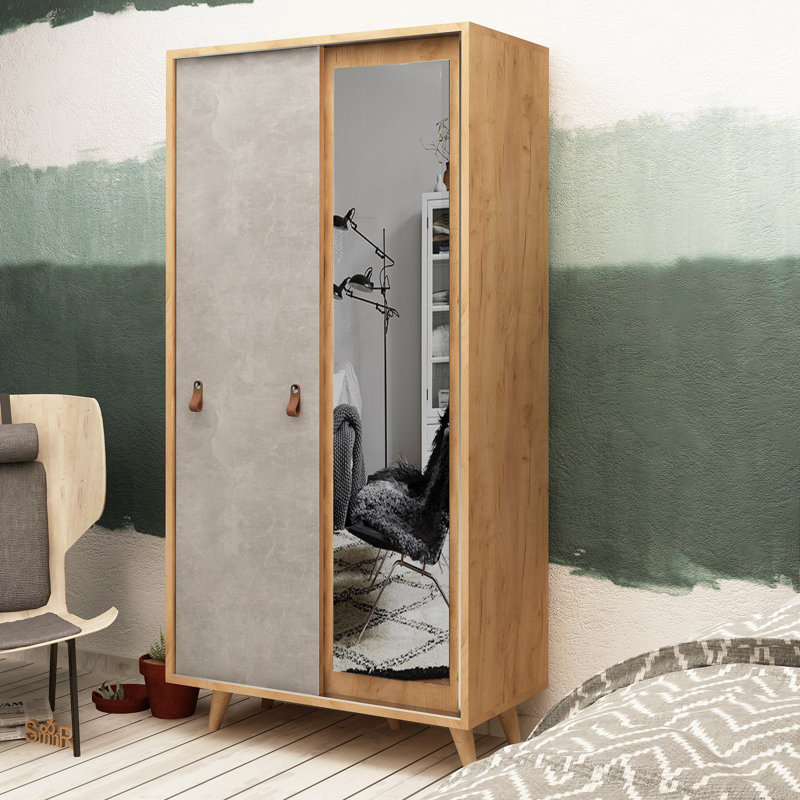 Armoire Pafford, Chêne / béton