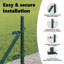 Vidaxl Fence With Posts PVC-Coated Steel-116798203-116798204