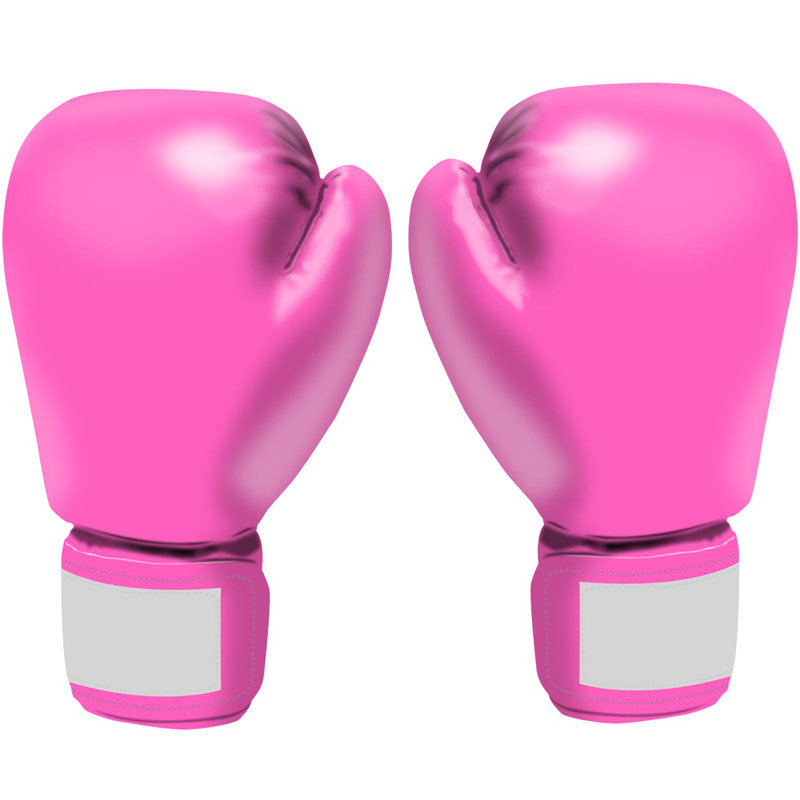 Adhésif décoratif gants de boxe Home Gym, Rose, H 48 po x l 30 po