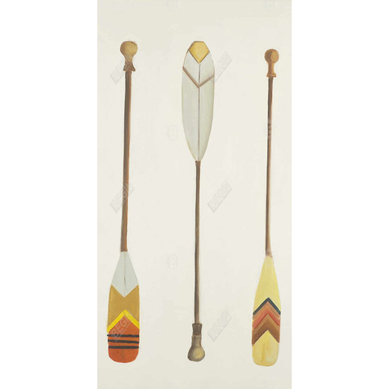 Canoe paddles - 15.75"x31.50" Desk mat