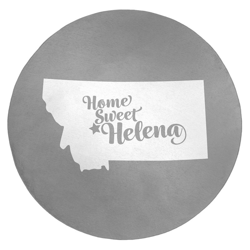 Tapis en poly-chenille montana hélène, Rond 5 pi