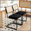 Ensemble de 2 chaises de salle à manger Nikki Collection, modernes et haut de gamme, capitonnées, en bois massif, revêtues de velours, avec pieds en bois et garniture cloutée.-490575367-490575362-490575363