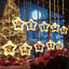 Kbndieu Christmas Decorative Led Light String Christmas Tree Snow Lights Interior Room Ambience Curtain Light-1124004617