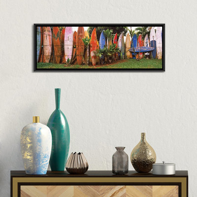Arranged planches de surf, Maui, Hawaii, USA par Panoramic Images - Reproduction de giclée sur toile tendue avec châssis