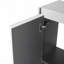 Armoire latérale de salle de bain 12 po, 2 portes à fermeture douce, fixation flottante, 12 * 2 (emballage Kd)