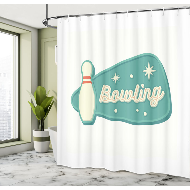Ensemble de rideau de douche à bol et crochets, H 70 po x l 69 po