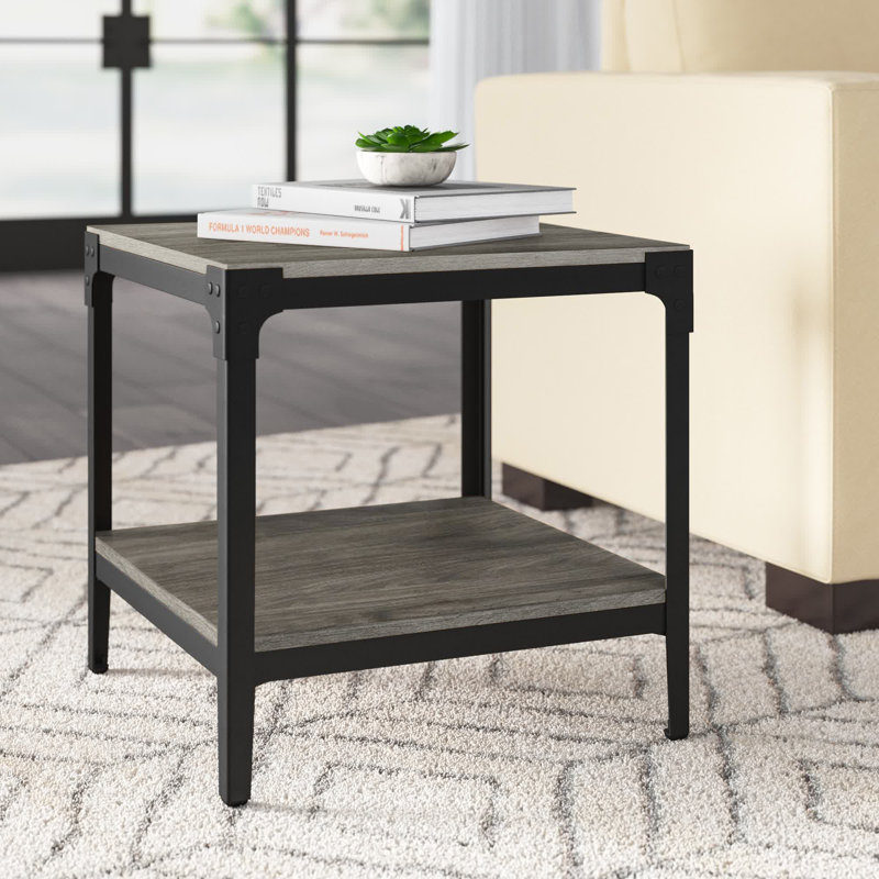 Gravelle End Table Set, Slate Gray