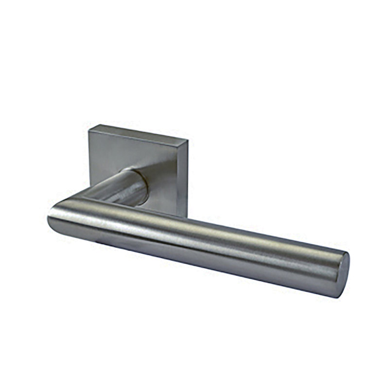 Privacy Door Lever Set, Polished Stainless Steel, 2.75"