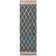 Alejo Natural Fiber Hand Loomed Jute/Cotton Geometric Rug in Dark Blue/Brown