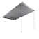 Yescom Fabric, Metal Grey Cover Retractable Side Awning