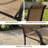 Bustamante Outdoor Round Patio Dining Set with Stackable Textilene Chairs-514258738