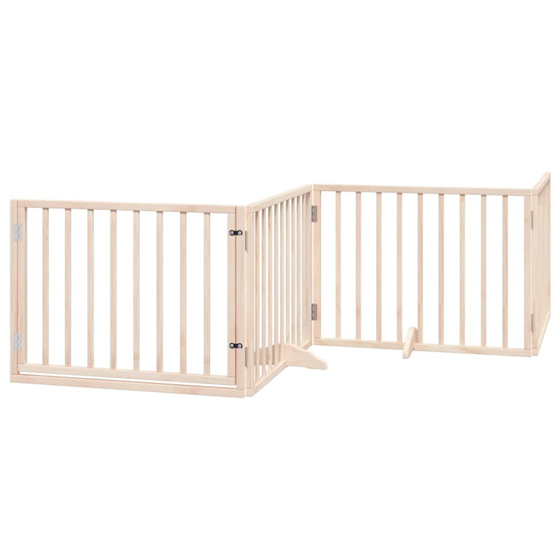 Fakhiri Solid Wood Dog House Door, 60cm H x 640cm W x 2cm D, Beige