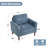 37 " Chenille Accent Chair-2100463115