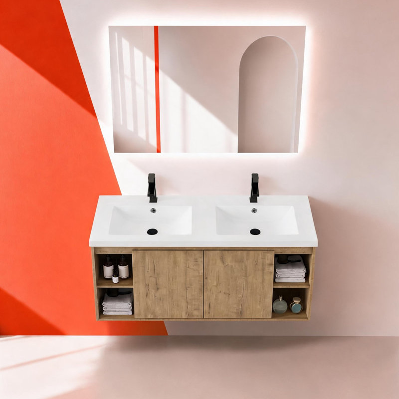 Meuble-lavabo flottant 48 po Dualspace