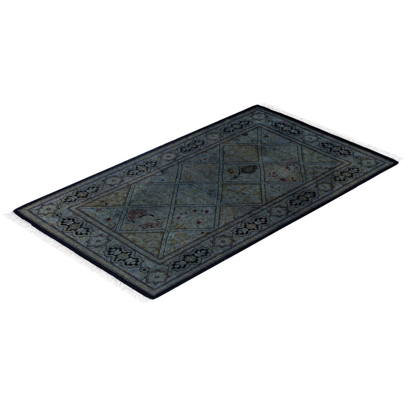 Overdyed Handmade Wool Area Rug