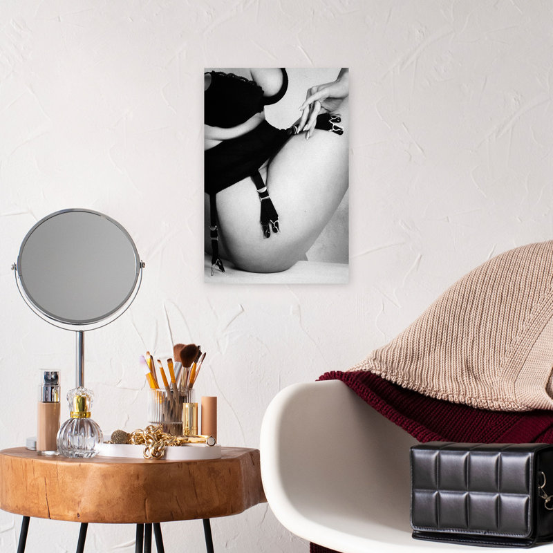 Suspender Abstract, art mural contemporain, H 18 po x l 12 po