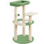 Gillispie Cat Tree with Clear Bowl and Sisal Covering Scratching Posts -1932458881