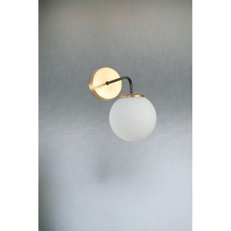 Lampe murale Chuan, Doré, Blanc