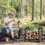 Seavir 46cm W Metal Log Rack