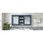 Armoire murale 55 po 2 en 1 avec tablettes réglables, charnières à fermeture en douceur et miroirs haute définition pour le rangement de la salle de bain, du salon et de la chambre à coucher