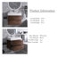 30 po Meuble-lavabo simple mural avec plateau-1372405758