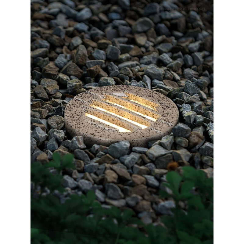 Éclairage à DEL pour puits de paysage enterré, basse tension 12-24V CA / CC, aluminium, homologué ETL, étanche IP67, blanc chaud 3000K
