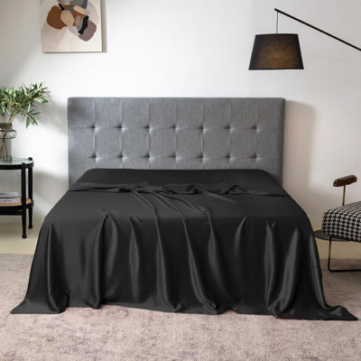 Pure Silk Flat Sheet, 17A+ Silk Bedding Flat Sheet