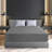 Lux Decor Soft Microfiber Bottom Sheets Upto 16 Inches Deep Pocket Fitted Sheet-408703386-408703387