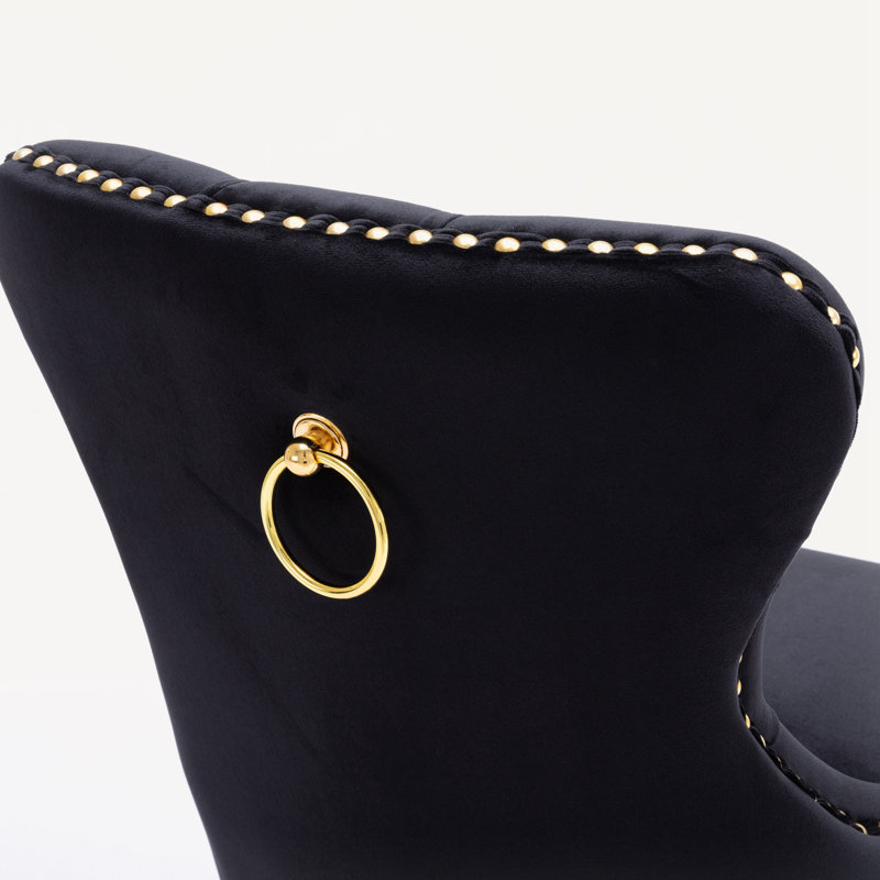 Tabouret Jerona, Noir
