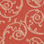 Tapis intérieur / extérieur rouge / naturel Arneshia-631817176