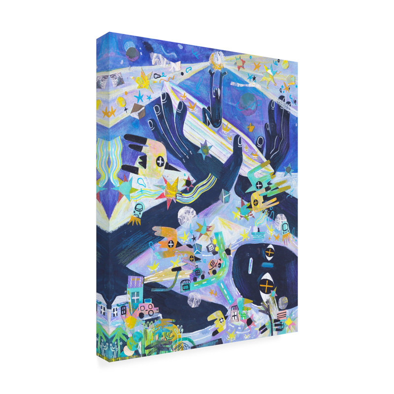 Art sur toile «ologic bolognaise », H 19 po x l 14 po