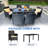 6 - Person Patio Dining Set Rectangular Table with Cushions Included-68162018