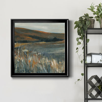 Cuivre, crépuscule I - Peinture sur toile encadrée