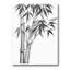 Bambou monochrome rétro - peinture sur toile-59724891-59778611