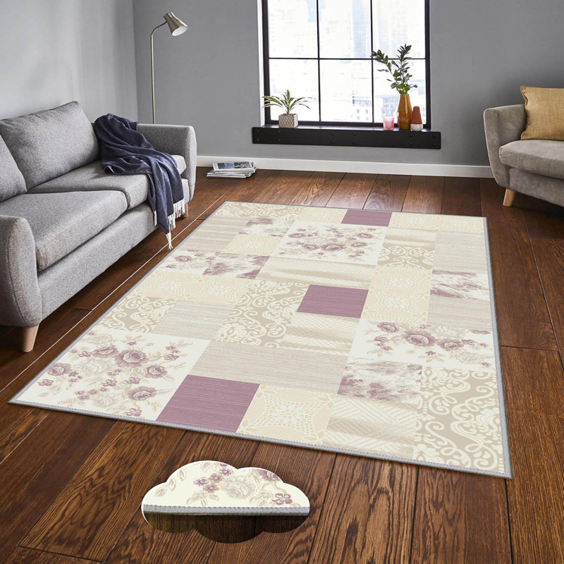 Premium Hall Carpet (2.6 x 9.8 ft), 1% Polyester, .3 in Pile Height | Antibacterial, Non-Slip Underside, 3D Digital Print | Machine Washable, Durable, Ideal for Home & Office, Easy Maintenance