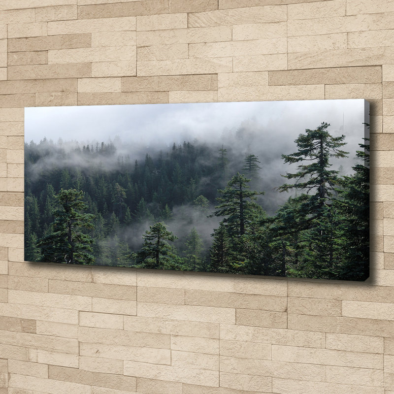 Forest Fog - Wrapped Canvas Print