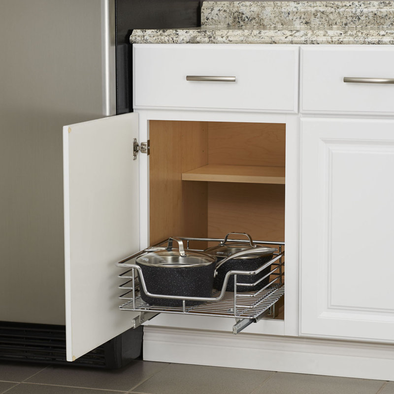 Elizandra Glidez Powder-Coated Steel Pull-Out/Slide-Out Storage Organizer