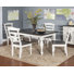 Villepinte 4 - Person Solid Wood Top Four Leg Dining Set