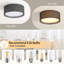 Plafonnier encastré d'intérieur 3 lumières 15,7 po Addae-1142451175