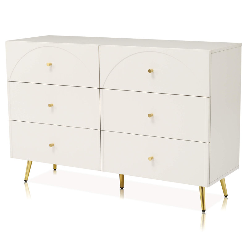 120 cm W Chest of 6 Drawers