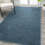 Asalah Solid Low-Pile Turquoise Rug-1093493404