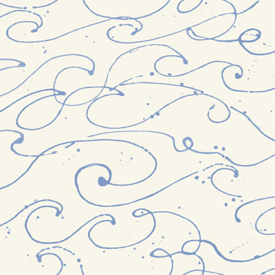 Rouleau de papier peint L 33 pi x l 20,5 po Demetre Kuroshio