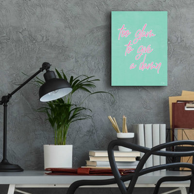 'Too Glam' by Yass Naffas Designs, Acrylic Glass Wall Art